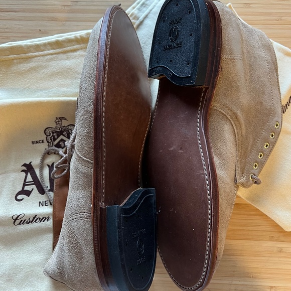 ALDEN for JCREW TAN SUEDE SIX-EYELET CHUKKA BOOT - 12M - NWT main image 5